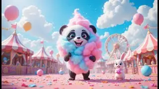 Cotton Candy Sweet and Light Delight | Fun Candy Song for Kids | Sing Along With Kids