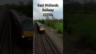 EMR Meridian 222104  #train   #class222  #eastmidlandsrailway   #222104