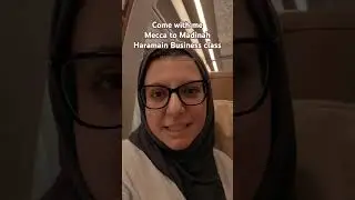 Haramain Train Business Class Vlog Makkah to Medinah #muslimtravelgirl #haramain #umrahvlog