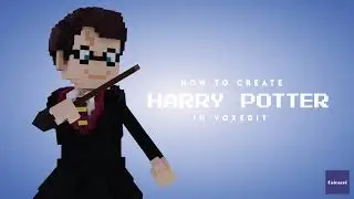 How to create Harry Potter | voxEdit Timelapse