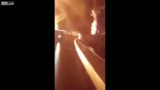 50+ vehicle pileup after tanker-trucker rolls off I-95 in Baltimore, Maryland