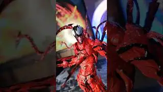 Customizei Meu Carnificina Do Aliexpress! #carnage #marvel #custom #actionfigures #spiderman