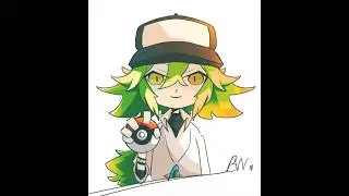 【BW】N #pokemon  #art #illustration