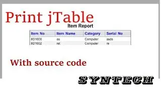 How to print JTable in Java netbeans [with source code]