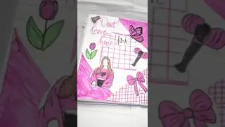 DIY Easy 🩷Pink Journal 🩷 #diy #artandcraft #diyprojects #journaling #pinky #craftyliving #shortvide