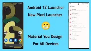 Android 12 Pixel Launcher For Realme Devices | Material You Design | Install In All Android Devices