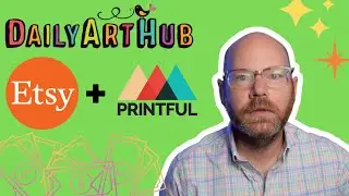Passive Income with Etsy and Printful // Daily Art Hub #passiveincome #sidehustle #printondemand