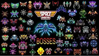 Galaxy Attack Space Shooter: Epic Boss Showdown! Bosses 30-37 vs. Plume Ship | World Bosses