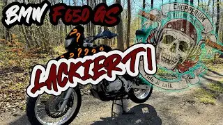 BMW F650 GS ist nun lackiert ! | Nicht schwarz ! 😜 | Bike Porn