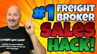 Freight Broker Sales Training - My #1 Freight Broker Sales Tip to Get More Shippers!