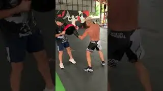 Fabricio Andrade power punch work with John Hutchinson