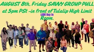 🔴😎😎💋💰Friday SAVVY SLOT 💰🍀GROUP PULL ❤️🌈💃🏻at 5pm , 7th Group Pull: #livestreaming , #FYP, #slots