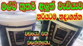 Multy cooker repair || Rice cooker repair ||මල්ටි කුකර් අලුත් වැඩියාව ||රයිස් කුකර් අලුත් වැඩියාව ||