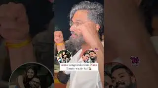 Sunil shetty spotted at Versova jetty in his heroic dressing!🖤🔥