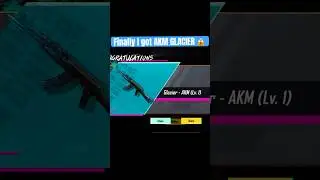 Finally got AKM Glacier 😱😎 #bgmi #pubg #shorts #jetgaming #akmglacier