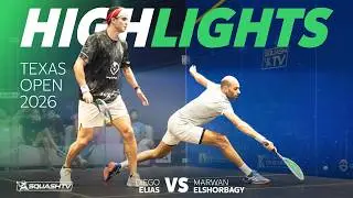 🇵🇪 Elias v Ma.ElShorbagy 🏴󠁧󠁢󠁥󠁮󠁧󠁿 | Texas Open 2026 | SEMI-FINAL HIGHLIGHTS