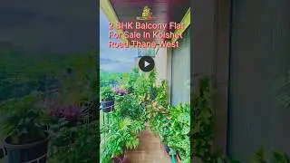 2 BHK Balcony Flat For Sale Kolshet Road Thane West 🏠🏡