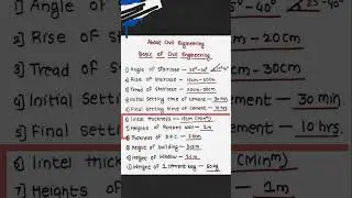 2 tnpsc ae civil 2023 quick remainder|quick recall important questions|civil engineering ae question