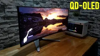 Unboxing The 1st QD-OLED Monitor In The World | Alienware AW3423DW