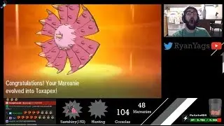 Shiny Mareanie via SOS evolves into Toxapex in Pokemon Sun and Moon
