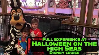Full Experience at Halloween on the High Seas | Disney Treasure Cruise | Family Travel with Kids