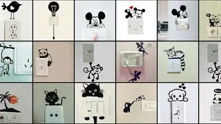 switch doard Wall painting ideas | switch board wall painting art