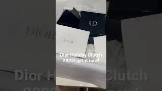 Dior Holiday Clutch 2022 #dior #diorbeauty #dioramas #diorforever #christiandior #holidaycollection