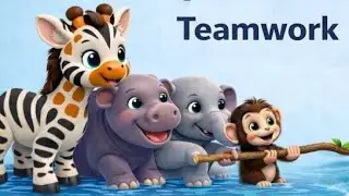 Episode 4: Teamwork 🤝 | Jungle Story for Kids | Gibro