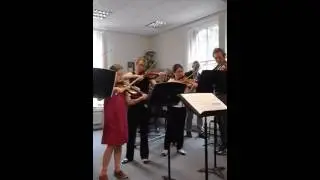 Sweet Father = Klezmer fiddle tune - Summer Violin Concert July 2016