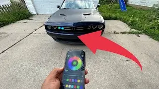 INSTALLING CUSTOM SRT LED BADGE ON MY ILLEGAL DODGE RT