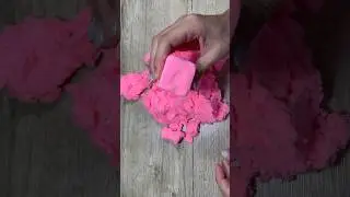 Kinetic sand on water | sand playing | slime #kineticsand #sand #playing #slime  #satisfying