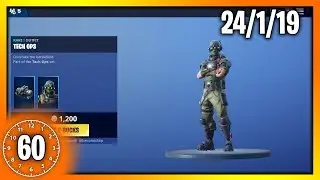 *NEW* TECH OPS SKIN & ARMATURE PICKAXE | 60 Second Fortnite Shop (Fortnite Battle Royale)