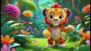 Leo Lion Finds a Toy | Fun Discovery Song for Kids | Curious Jungle Rhyme for Toddlers