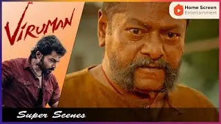 Viruman Movie Scenes | Rajkumar thanks Karthi | Karthi | Aditi Shankar | Soori | Rajkiran