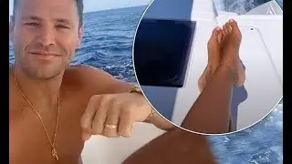 ✅  Mark Wright goes shirtless for a boat trip with his wife Michelle Keegan as the couple soak up th