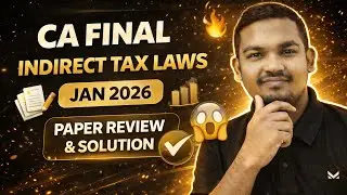 ca final indirect tax laws paper review jan 2026 🔥 easy ya tough?