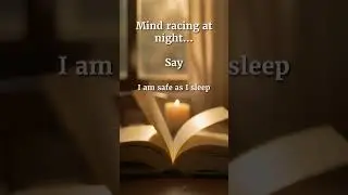Calming Night time Anxiety Affirmations✨ | Peaceful Sleep Lo-Fi Vibes 🌙 | #quotes #shorts