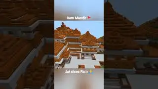 Ram mandir in Minecraft #sanatandharma #minecraft