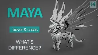 Maya, bevel and creases.