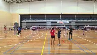 Chibi Barely Lethal vs UBS Simply Furious (WD1) - Badminton Veterans 2025 (Albury/Wodonga)