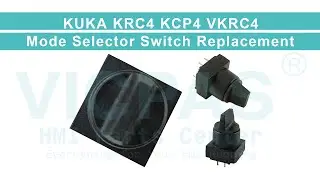 KUKA KRC4 Mode Selector Switch Teach Pendant Repair Replacement