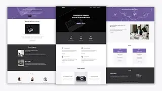 Complete Responsive Website Using HTML, CSS & JavaScript