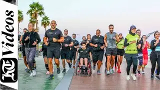Dubai turns into a running track