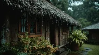Relaxing Guitar Music for Sleep ~ Gentle Rain & Peaceful Acoustic Instrumental
