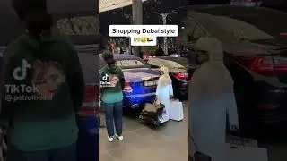 Shopping Dubai style🤑.@petrolbeast.#rich #money #luxury #rollsroyce #giveaway