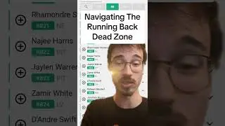 Navigating The Running Back Dead Zone - NFL Fantasy Football 2024