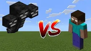 Wither vs Herobrine | Minecraft