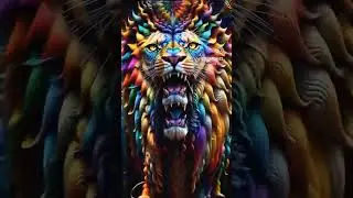 Babber Sher | Lion King | Wildlife | Digital art @Yashclicky  #lion #viral #trednig