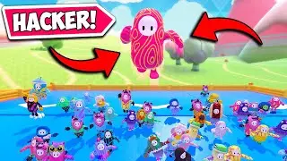*HACKERS* IN FALL GUYS ALREADY!? - Fall Guys Funny Fails and WTF Moments!