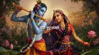 Jaate Hue Lamhon | Lyrics Video | Radha Krishna Status | Krishna Status | Voice Video 